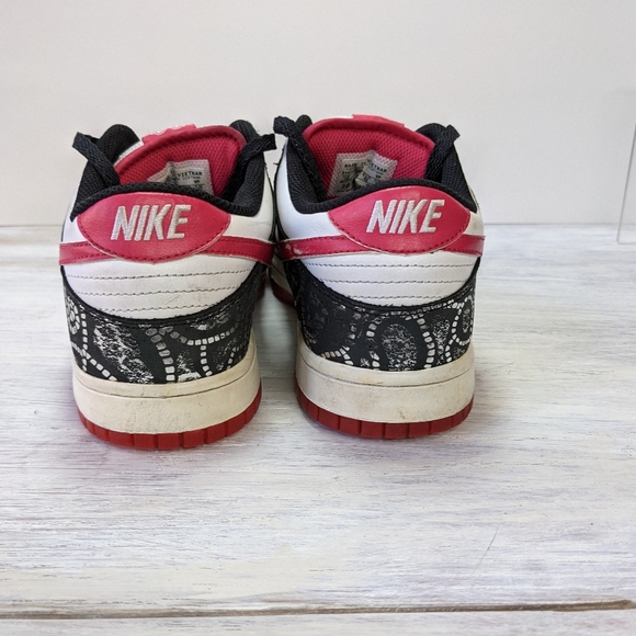 VINTAGE, RARE Nike Dunk Low 6.0 'Pink White Black' m8.5/w10 - Picture 5 of 15